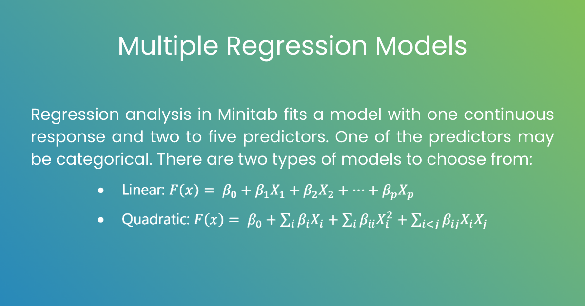 2 Multiple Regression Models