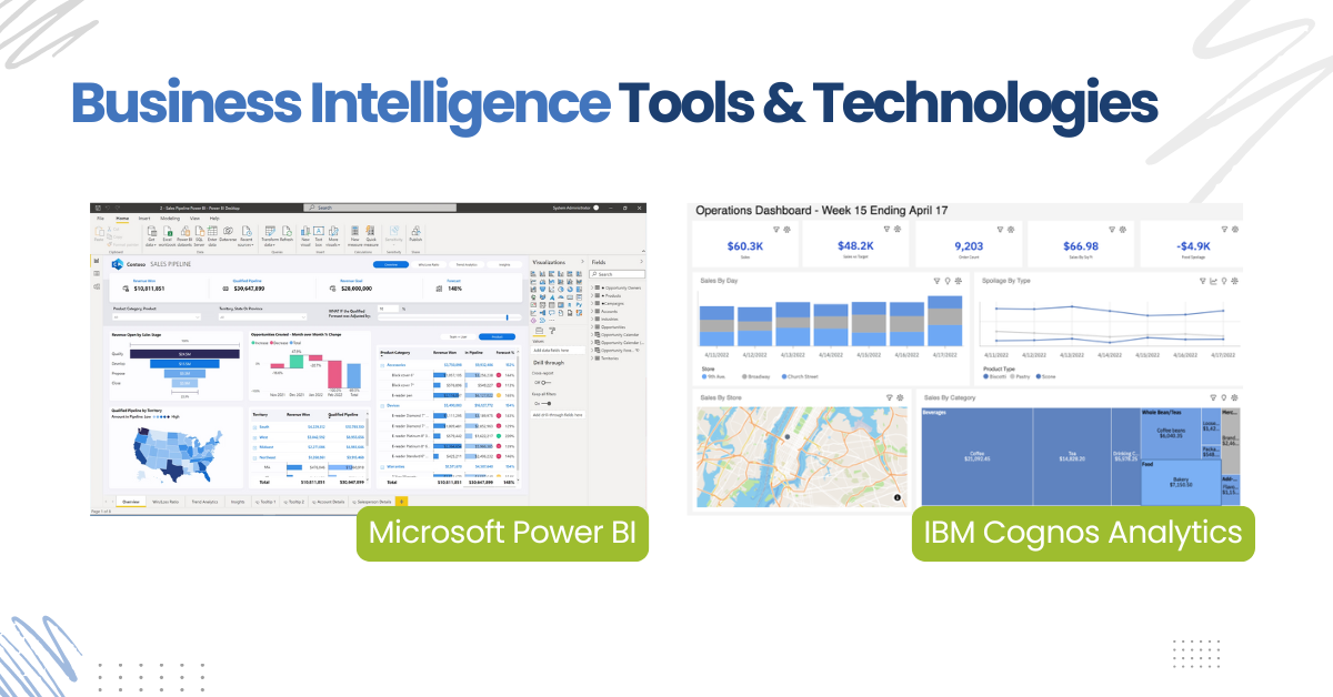 Business Intelligence Tools & Technologies