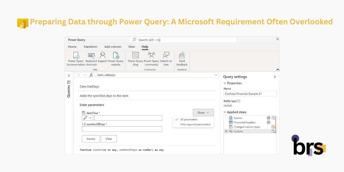 Preparing Data through Power Query_ A Microsoft Requirement Often Overlooked