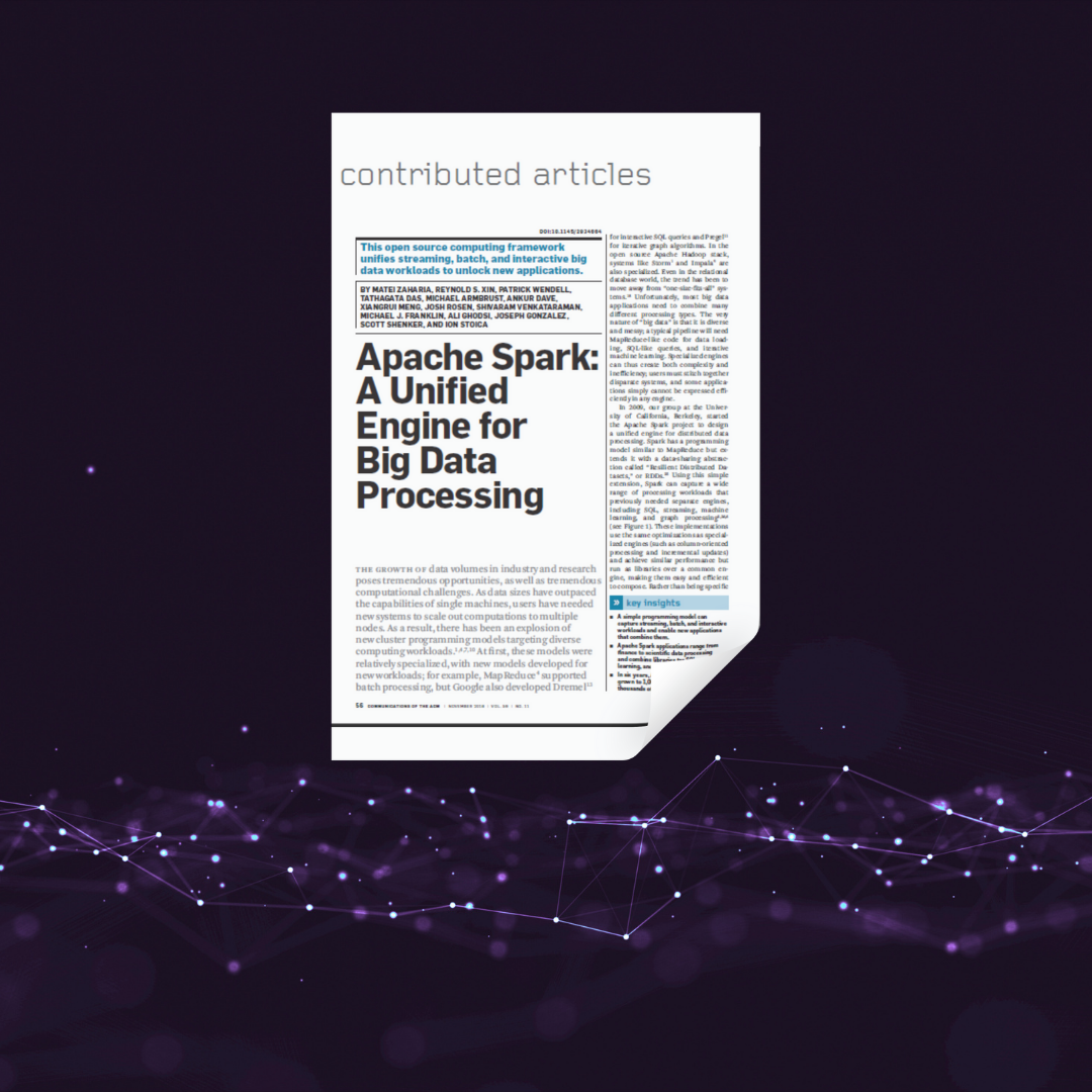 apache-spark-a-unified-engine-for-big-data-processing