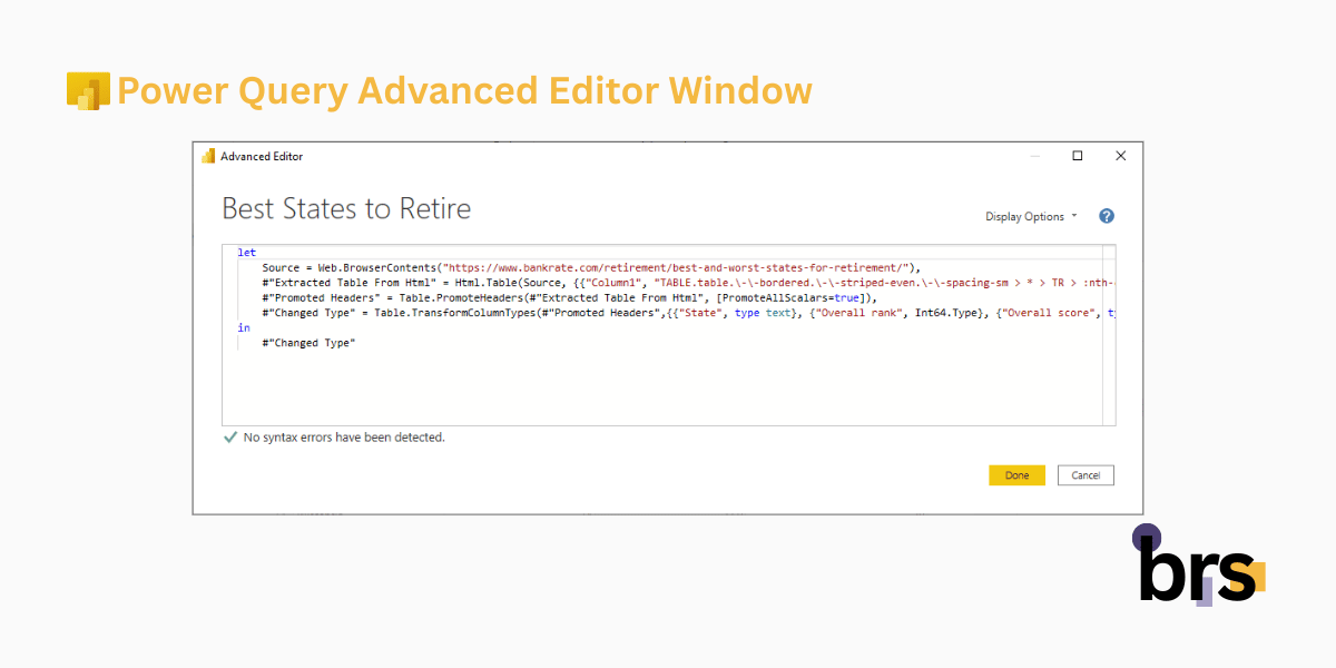 power-query-advanced-editor-m-code